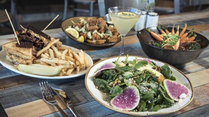 Sixty-Six Acres table of food